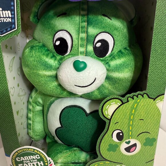 Care Bears Good Luck Bear – The Denim Collection – “Caring for the Earth” – NEW! - Picture 2 of 4